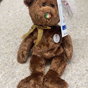Ty Beanie Baby FIFA 2002 World Cup Bear Representing The Replublic of Ireland